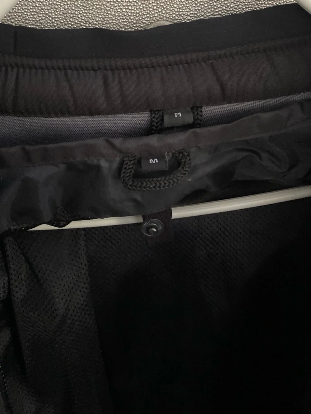 Men's Black and Gray Breathable Motorcycle Jacket